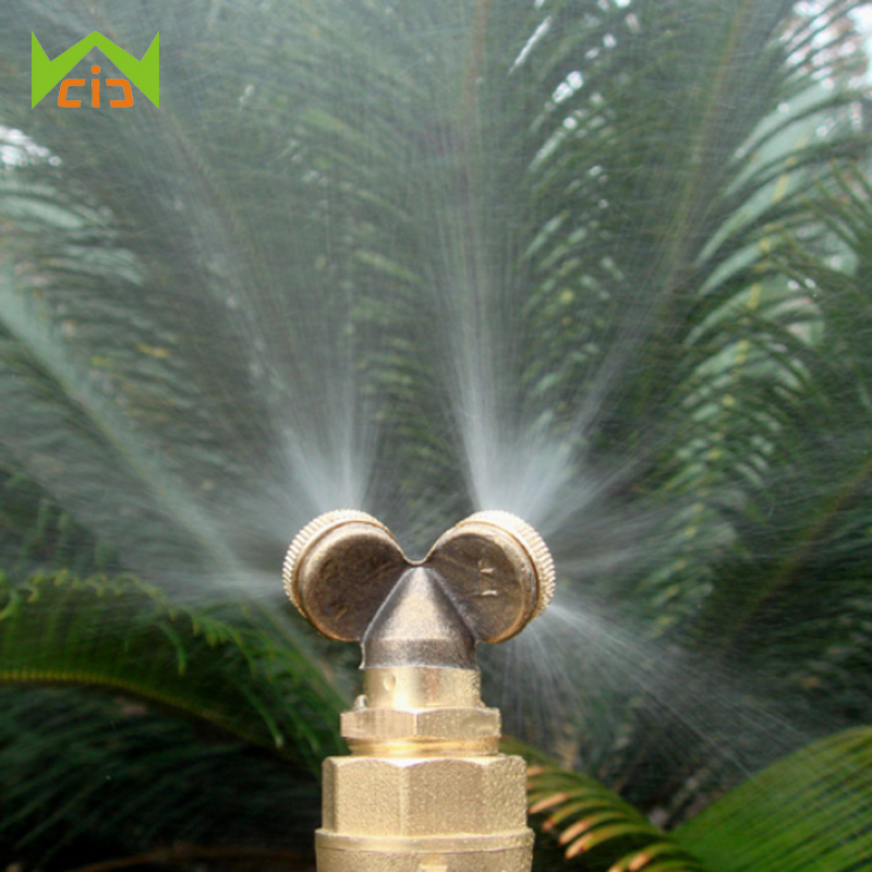 Brass Micro Sprinklers Lawn Agricultural Mist Nozzle Garden Sprinklers Water Irrigation Systems Aspersor Home Gardern Sprayer