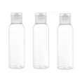 50/60/100ml Clear Plastic Travel Bottles Flip Cap Empty Bottles Refillable Bottles Containers for Cosmetics, Lotion, Liquids