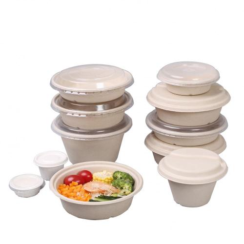 Suppliers for Biodegradable tableware Sugarcane Bagasse Round Bowl