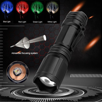 Newest 10W Tactical RGBW 4 Color In 1 Multi-Color Scout Light Lanterna Airsoft Flashlight Hunting Weapon light Pistol Gun Light