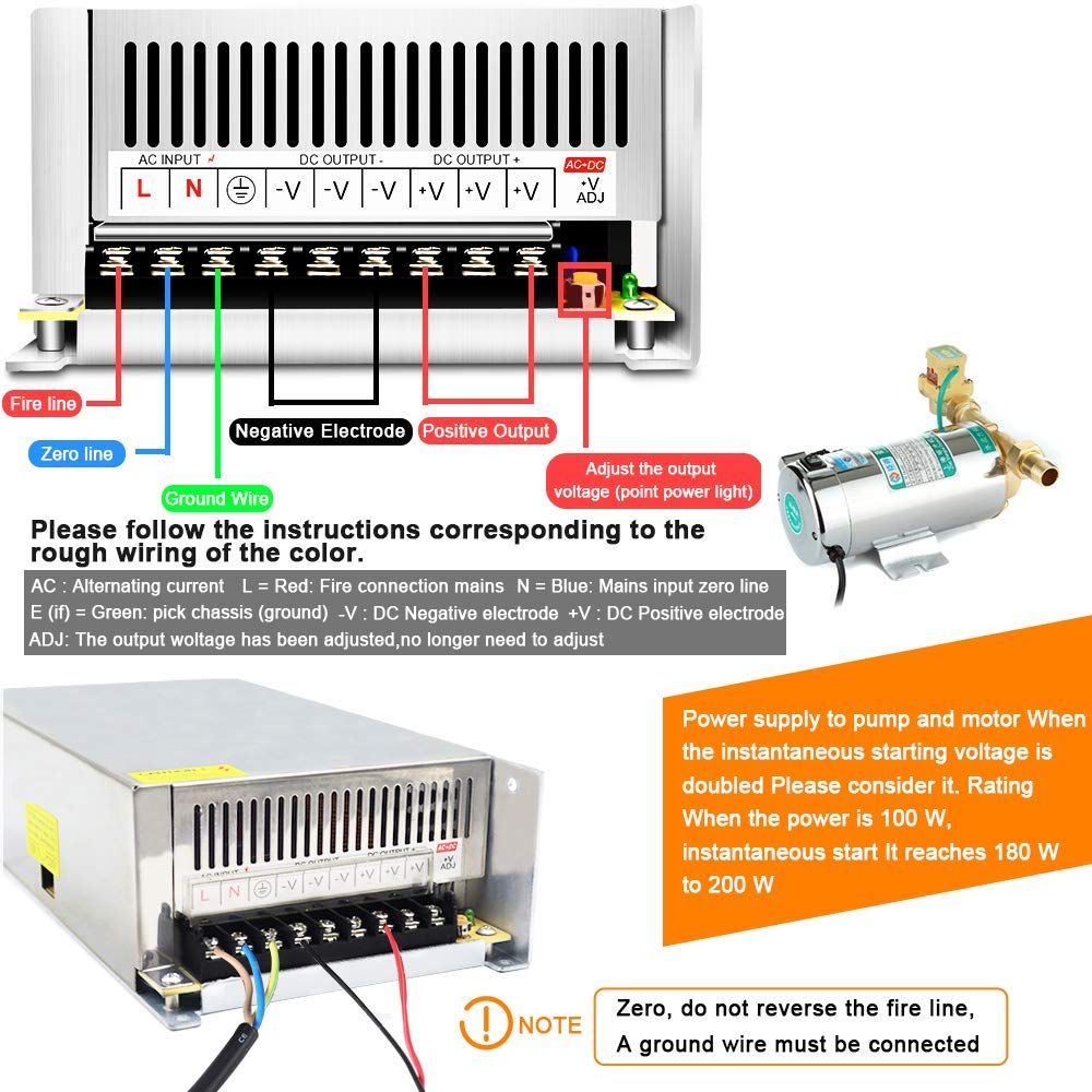 LMID DC5V DC12V DC24V Switching Power Supply 4A 5A 6A 10A 15A 20A 60A Power Supply Switching Power For Led Strip Lights