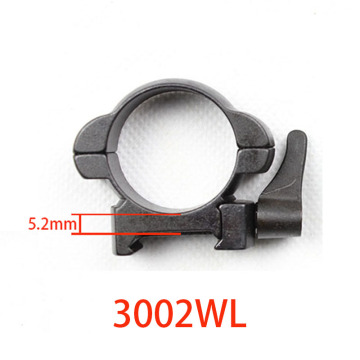 steel Weaver rings 30MM Low Profile Black Matte Top Mount