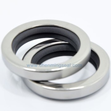 32*46*8/32*46*7 mm Dual PTFE Oil Seals with SS304 Housing For Compressors/Pumps/Mixers/Blowers/Gear Boxes/Extruders/Robotics