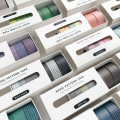 8 pcs/lot Basics grid solid color Masking Washi Tape Decorative Adhesive Tape Decora Diy Scrapbooking Sticker Label Stationery