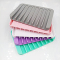 Bathroom Silicone Flexible Soap Dishes Storage Holder Soapbox Plate Tray Drain Creative Bath Tools Soap Dishes