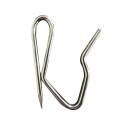 100 PCS For Pleating Tape Galvanized Nickle Plated Pinch Metal Curtain Hook Home Decor NEW HOT SALES