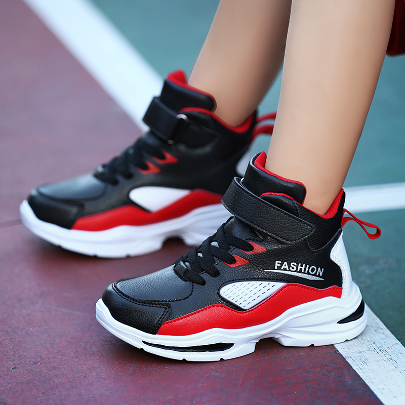 2019 autumn New Style Boys Basketball Shoes Mesh Breathable Kids Outdoor Sneakers Children's Sport Shoes Child Trainers