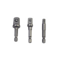 Ratchet Wrench 1/4" 3/8" 1/2" Chrome Vanadium Steel Socket Adapter Hex Shank to Extension Drill Bits Bar Hex Bit Set Power Tools