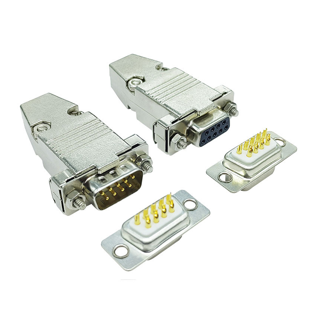9 pin d-sub metal hood 5