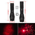 Zoomable Hunting Light 5000 LM Green/Red/White Weapon Light Picatinny Torch Tactical Flashlight for Outdoor Sports