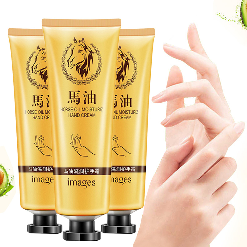 Horse Oil Repair Hand Cream Moisturizing Anti-Aging Skin Whitening Hand Cream Skincare Nourishing Winter Creams Skin Care TSLM1