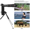 4K HD 50X Optical Zoom Phone Camera Lens Telephoto Lens Monocular Mobile Phone Lens Telescope for iPhone All Smartphones Lenses