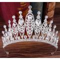 Alloy Big Stone Red Blue Green Pageant Crown