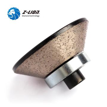 Z-LION E20 Diamond Router Bit Stone Edge Profiling Wheels Marble Granite Concrete Grinding Cutting Tool Wet Use With M10 Thread