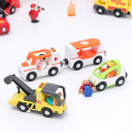Diecast Car and Brio Track Compatible Track Train Multi-purpose Magnetron Inertial Track Accessories Children's Toy Gift