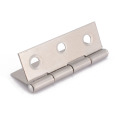 Mayitr 10Pcs Stainless Steel Cabinet Hinges Door Furniture Hinge 6 Holes for Kitchen Furniture Hardware Accessories