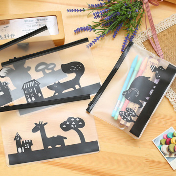 Novelty Animals Cartoon Elephant Pen Bag Storage Organizer Bag Stationery Bag FOD school pencil case for girls boys