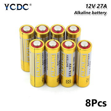 12V 27A Alkaline Battery A27 MN27 E27A L828 E27 VR27 CA22 EL812 Dry Battery For Remote Control Wireless Doorbells Ceiling Fans