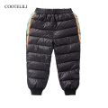 COOTELILI Kids Boys Winter Pants Warm Toddler Clothes Teen Girls Pants Warm Soft Trousers For Children Kids Trousers