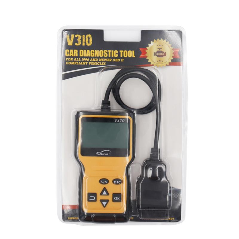 Universal V310 Diagnostic Scanner OBD2 CAR Diagnostic Tool Fault Detector ODB2 Check Engine Scanner OBDII Car Diagnostic Tool