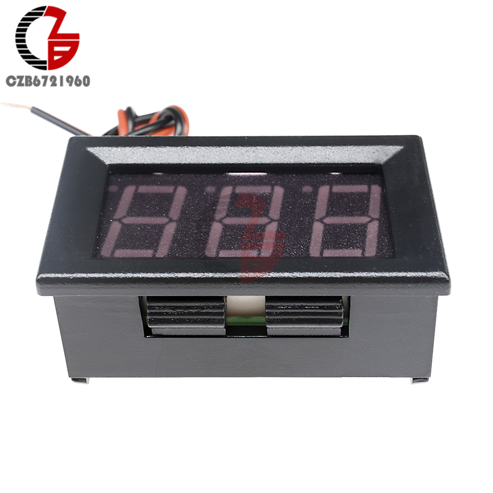 DC 5V 12V 24V 0.56" LCD Digital Voltage Meter Voltmeter Battery Capacity Tester Detector for Electronic Mobile Power Bank