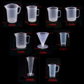 50/100/250/1000/2000ML Clear Plastic Graduated Measuring Cup For Baking Beaker Liquid Measure Cup Container