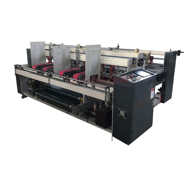Semiautomatic hot sell 2 pieces manual folder - gluing machine1