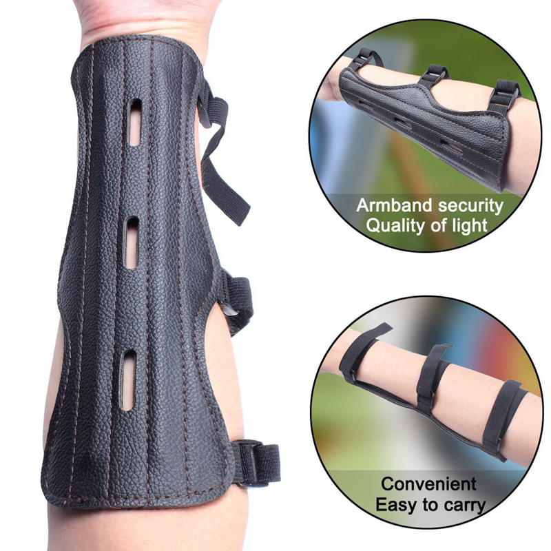 Archery Equipment Arm Guard Protection Forearm Safe Adjustable Bow Arrow Hunting Shooting Training Accessories Protector