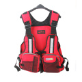 Adjustable Vest Kayak Adults Canoe Water Sport Rafting Accessories Zipper Multi Pocket Mesh Life Jacket Fishing Swimming Boating