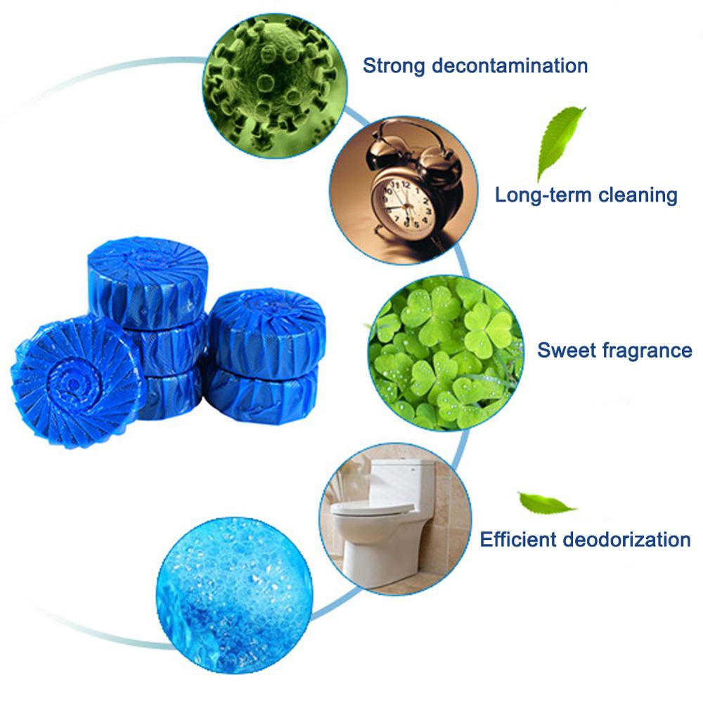 Blue Bubble Toilet Cleaner Automatic Flushing Toilet Spirit Toilet Cleaner Deodorizer For Bathroom Cleaning Fragrance Supplies