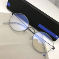 Retro Round Screwless Spectacles Titanium Glasses Frame Men Morten Brand Designer Handmade Eyeglasses Feminino Lentes Opticos
