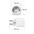 Home Fire Retardant PC 16A WIFI Wireless Remote Socket Plug Voice Control Smart Timer Plug Smart Power Smart Socket For Homekit