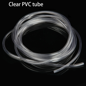 Clear PVC plastic tube hoses inner 0.8 1 1.5 2 3 4 5 6 7 8 9 10mm outer monitor aquarium water oil pipe PC water cooling