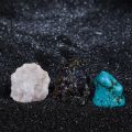 5Pcs/Box Black Tourmaline Natural Stones And Minerals Crystal Gemstone Rough Specimen Diy Jewelry Healing Original Crystals