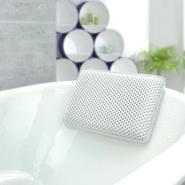 Thicken Bath Pillow PVC Soft Waterproof SPA Headrest Bathtub Pillow With Backrest Suction Cup Neck Cushion Bathroom Accessories