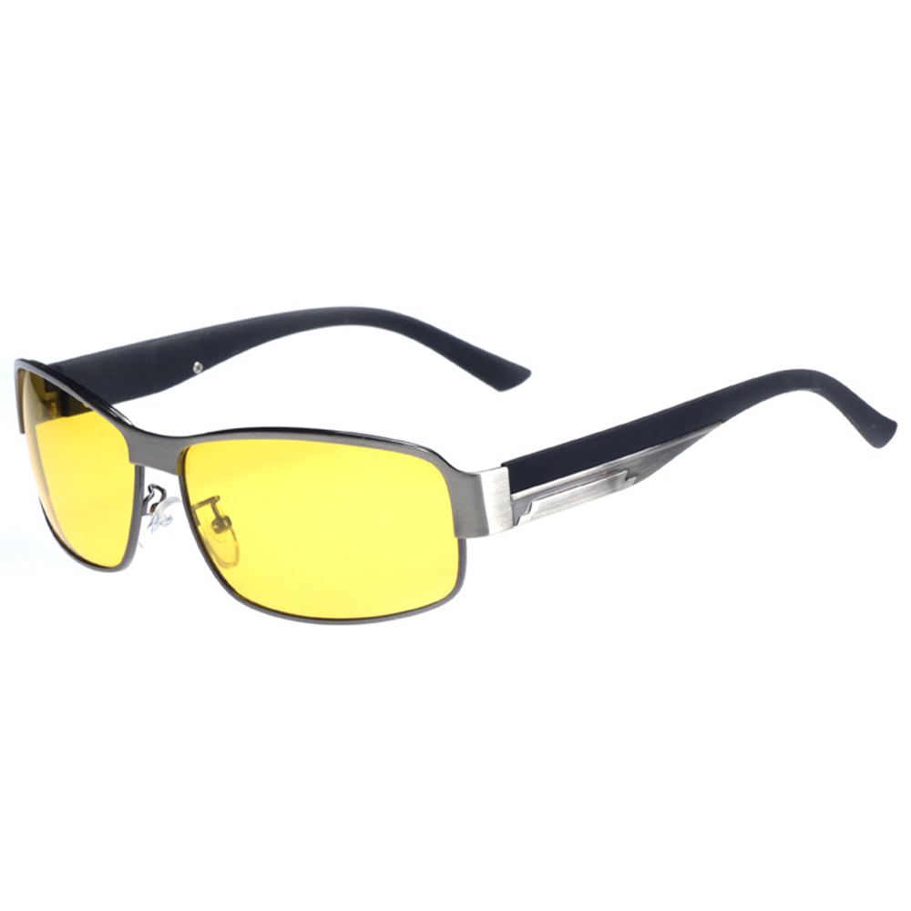 Shield Alloy Polarized Night Vision Glasses For Driving Minus Myopia Sunglasses Custom Made Prescription Sunglasses -1 To -6
