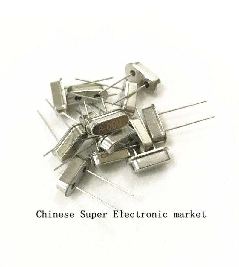 50PCS 8MHZ Oscillator HC49S 8M Crystal HC49