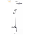 Brass Chromed Contemporary Thermostatic Shower Mixer Faucets
