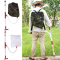 Camouflage backpack Fertilizer spreader Woven bag Save time Vegetables Home Portable Foldable Reaching Stick Long Arm Practical