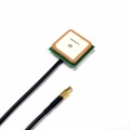 for IOT M2M MCX Male connector GNSS GPS antenna 28dB High Gain ceramic patch internal GPS GLONASS antenna 1575.42MHZ 28*28*7.2mm