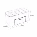 Cosmetic Jewelry Storage Drawer Durable Plastic Makeup Brush Box Home Office Remote Control Lipstick Holder