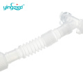 flexible extension corrugated tube medical catheter mount