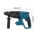 10000bpm Rechargeable Brushless Cordless Rotary Hammer Drill Impact Function Electric Hammer Impact Drill For 18V Makita Battery