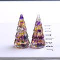 1PC Natural Crystal Gravel Christmas Trees Orgonite Silicone Mould DIY Resin Decor Craft Jewelry Making Mold Festival Home Decor