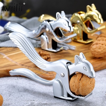 Wiilii Long Squirrel-shaped Nutcracker Walnut Cracker Pliers Nut Clips For Pecans Hazelnut Almonds Walnuts Brazil Nuts Tools