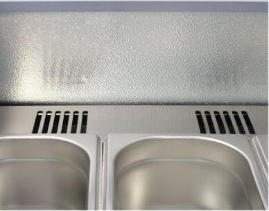 Custom size color Gelato Cabinets Ice Cream Dipping Display Freezer