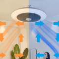 55cm led ceiling fan lamps with lights remote control ventilator lamp Silent Motor bedroom decor fans