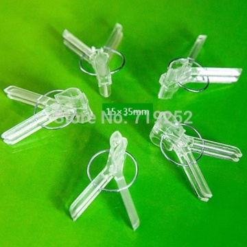 50pcs Clear Quality Plant Grafting Engraft Clips Tomato Flower Gardening Durable Vegetable Vine Watermelon Grape Plastic Clip