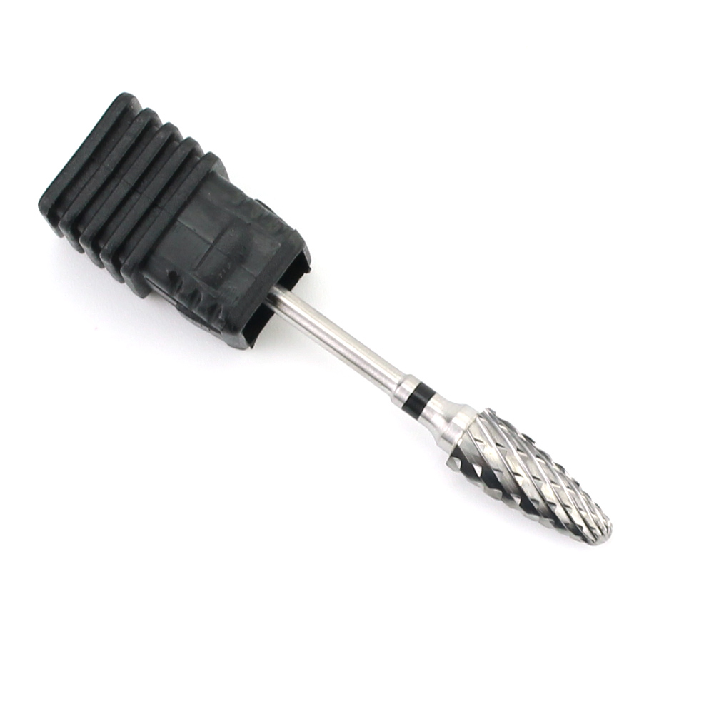ERUIKA 4 Size Tungsten Carbide Nail Drill Bit 3/32" Rotary Milling Cutters Bits for Manicure Drill Accessories Gel Removal Tools