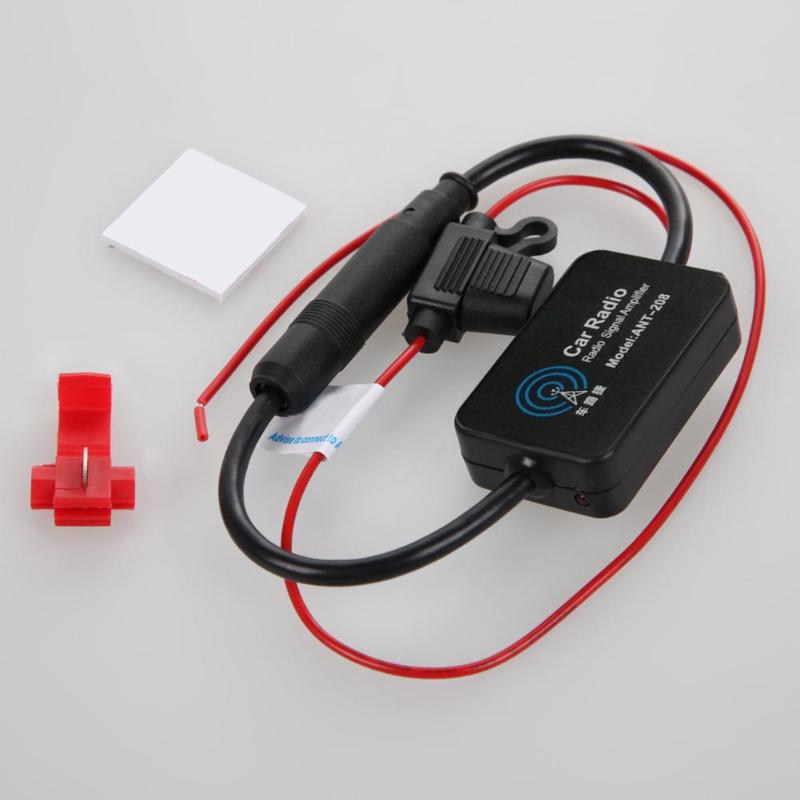 FM 88-108MHz Car Antenna Signal Amp Booster Radio Amplifier automotive and other FM signal reception